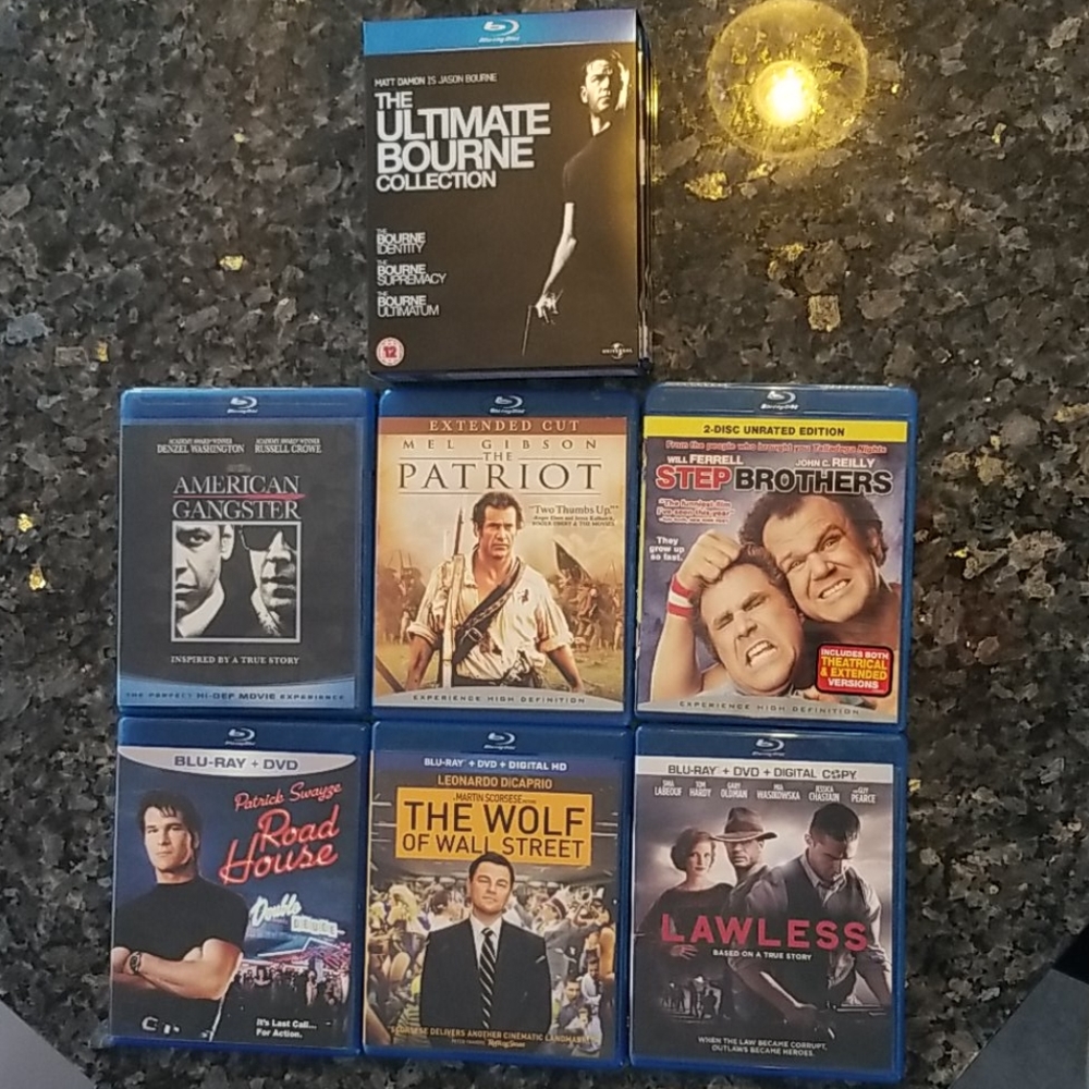 Bundle of Nine Amazing Blu-ray Movies